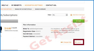 How To Cancel A Paid AOL Account?