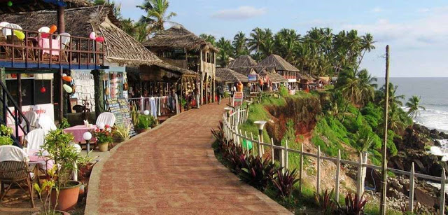 Varkala Cliff In Kerala Varkala Cliff In Kerala
